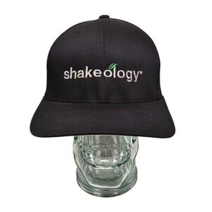 Shakeology Spell Out BeachBody Size L - XL‎ Cap Flexfit Hat Black Yupoong